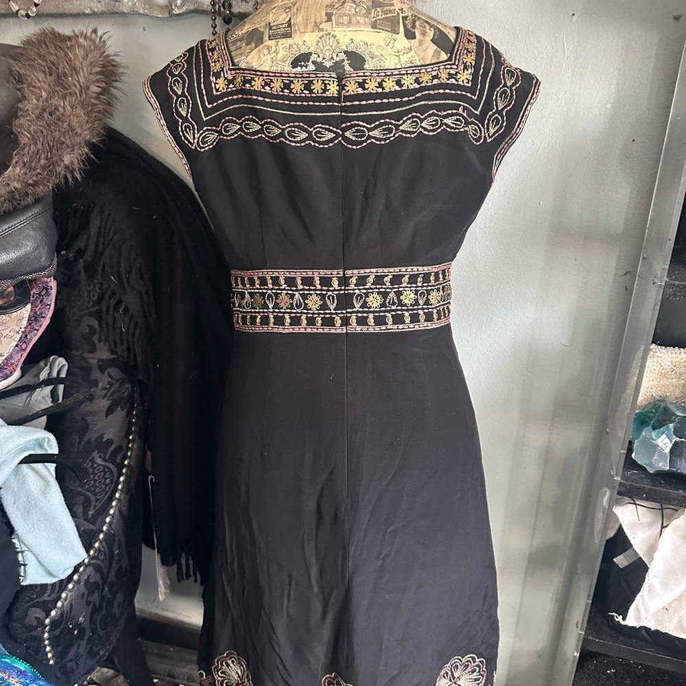 Embroidered Nanette Lenore embellished silk dress - Picture 5 of 7